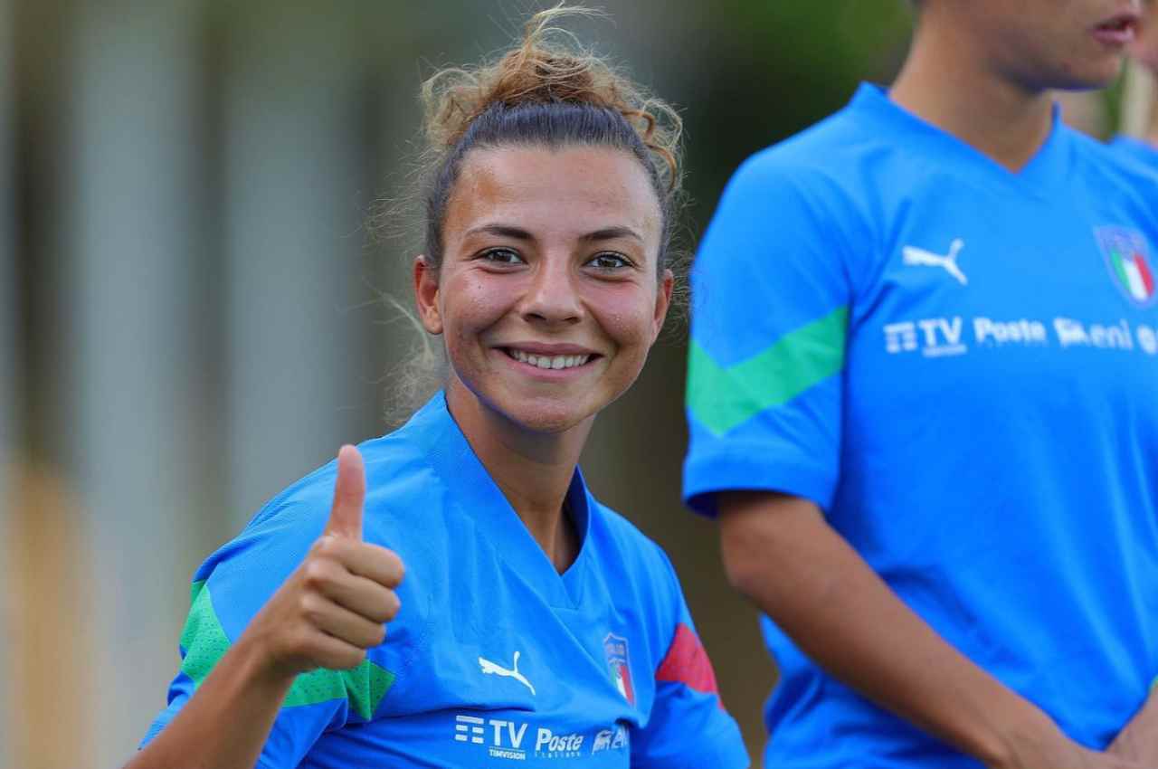 Italia femminile, Caruso: «Sono pronta, darò tutta me stessa all’Europeo»