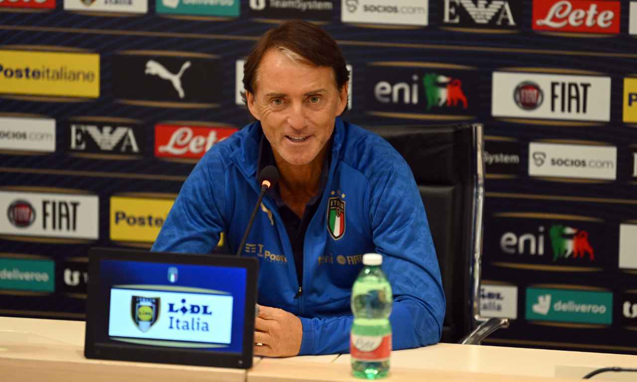 Nazionale, Mancini in conferenza: «Abbiamo una identità. Tonali out»