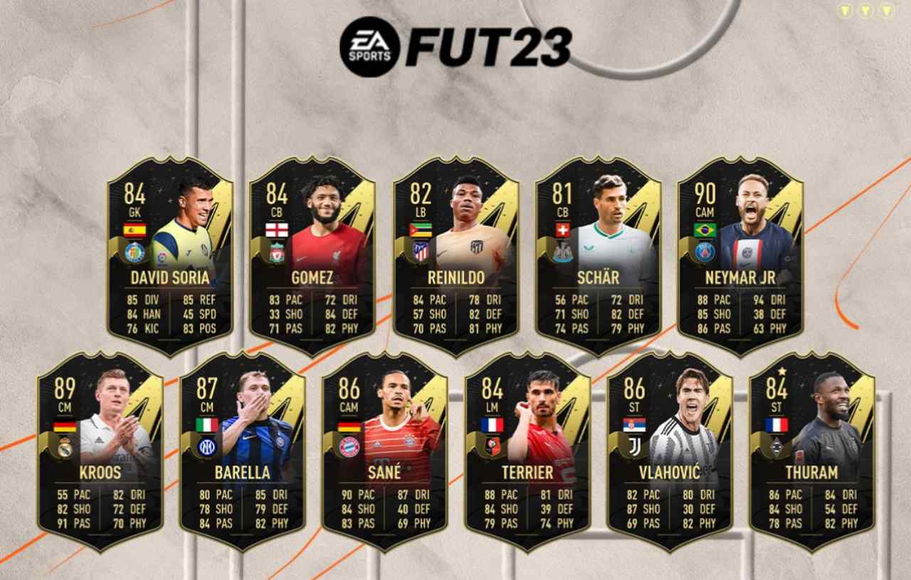 FIFA 23 Ultimate Team, due calciatori della Nazionale nella squadra della settimana