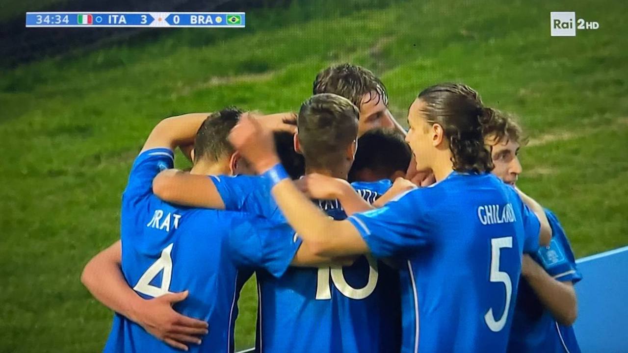 Mondiali U20, Italia-Brasile 3-2: Azzurrini show nel primo tempo, vittoria da big